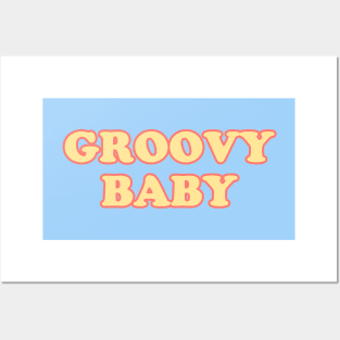 Groovy baby (tricolor) Posters and Art